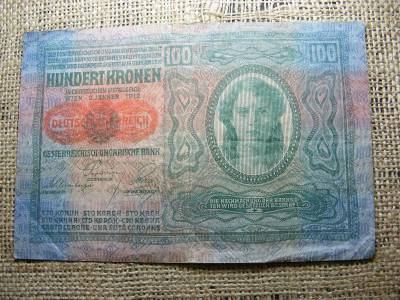 100 korona, 1912, Osztrák-Magyar Bankjegy