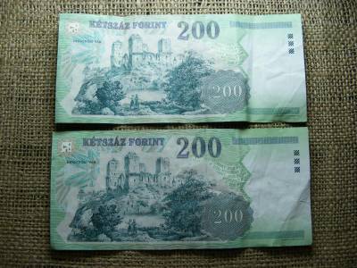 200 forintos bankjegy, 1998, sorszámkövető pár