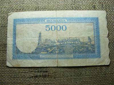 5000 lei bankjegy, 1945, augusztus