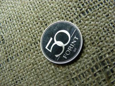 50 forintos érme, 2007, PP