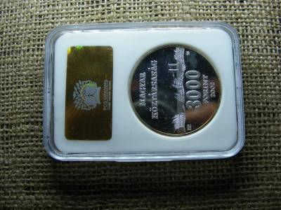 Ezüst 3000 forint, 2002, PP, PCG tok