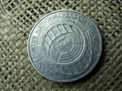 Ezüst 5 márka érme, 1973, G jelzés