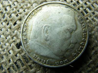 Ezüst Birodalmi 2 márka, 1939 G