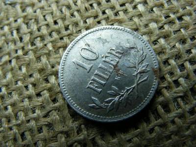 10 fillér 1915 vas, ritka