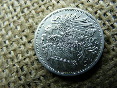 20 Heller, 1911, Korona kori érme