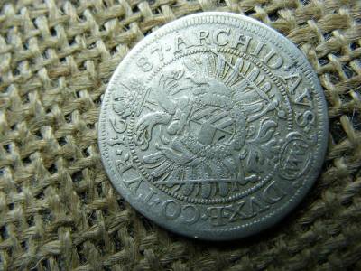 Ezüst 6 krajcár, 1687, Habsburg
