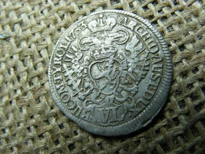 Ezüst 6 krajcár, 1733, Habsburg