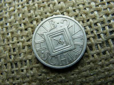 Ezüst 1/2 schilling, 1925, Ausztria