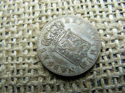 Ezüst 6 krajcár, 1840, Nassau