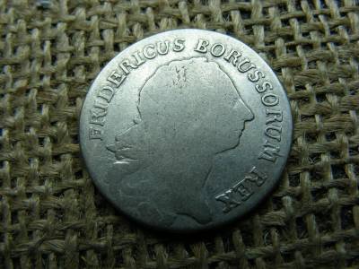 Ezüst 1/6 tallér, 1777, Németország