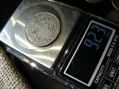 Brandenburg 1/3 Talér, 1672, IW Friedrich Wilhelm