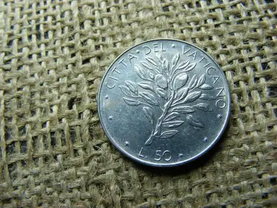 Vatikán 50 lira, 1970, lire