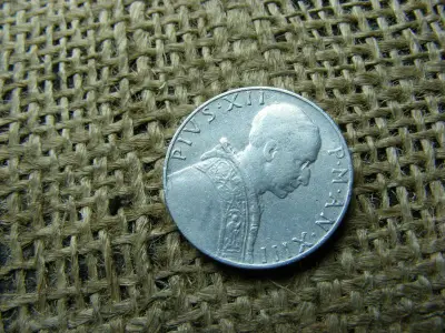 Vatikán 5 Lira, 1951, Lire