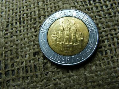 San Marino 500 lira, 1984, lire