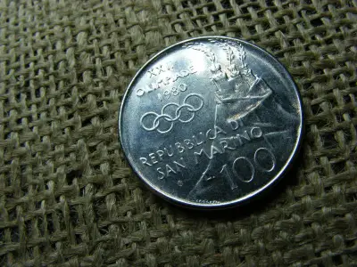 San Marino 100 lira, 1980, lire