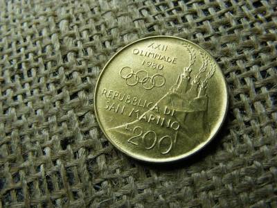 San Marino 200 lira, 1980, lire