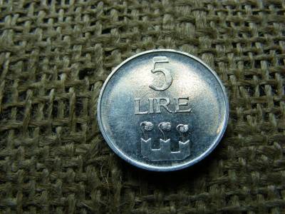 San Marino 5 lira, 1972, lire