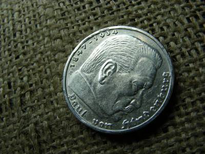 Ezüst Birodalmi 5 márka, 1937 E