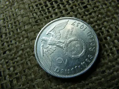 Ezüst Birodalmi 2 márka, 1937, A