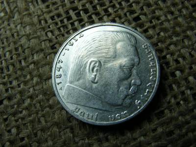 Ezüst Birodalmi 2 márka, 1937, A