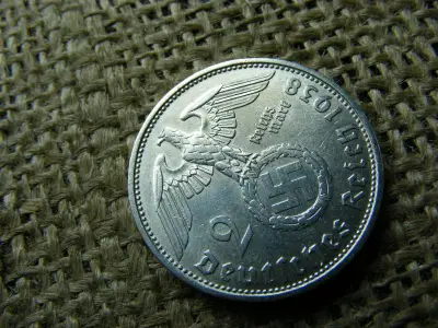 Ezüst Birodalmi 2 márka, 1938 D