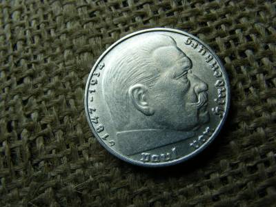 Ezüst Birodalmi 2 márka, 1938 D