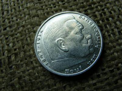 Ezüst Birodalmi 2 márka, 1938, G