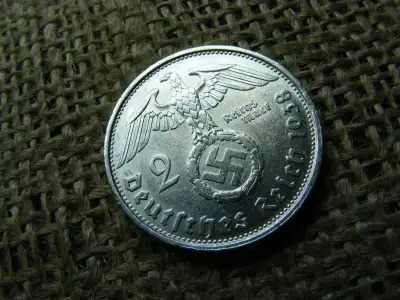Ezüst Birodalmi 2 márka, 1938 B