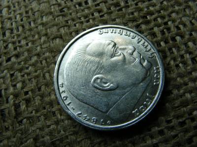 Ezüst Birodalmi 2 márka, 1938 B
