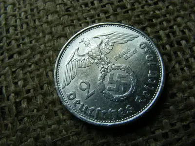 Ezüst Birodalmi 2 márka, 1939 B