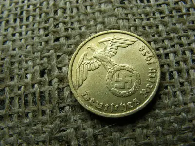 Birodalmi 10 pfennig, 1938, F jelzés