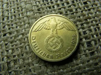Birodalmi 10 pfennig, 1938 B
