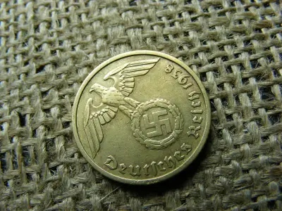 Birodalmi 10 pfennig, 1938, J jelű