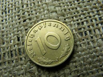 Birodalmi 10 pfennig, 1938, J jelű