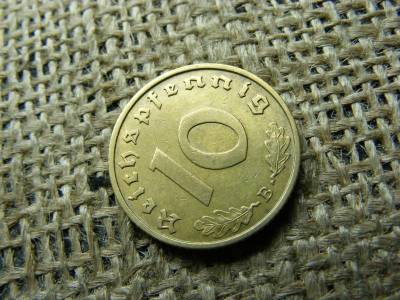 Birodalmi 10 pfennig, 1939 B