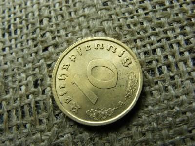 Birodalmi 10 pfennig érme, 1939, A