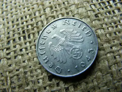 Birodalmi 10 pfennig, 1943 B