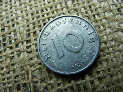 Birodalmi 10 pfennig, 1943 B