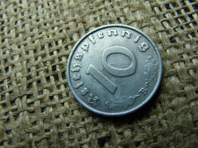 Birodalmi 10 pfennig, 1944 B