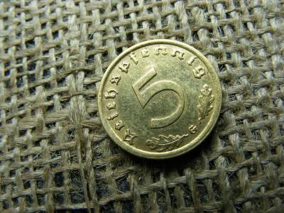 Birodalmi 5 pfennig, 1938 G