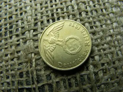 Birodalmi 5 pfennig érme, 1938 E
