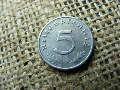 Birodalmi 5 pfennig, 1940, F jelzés