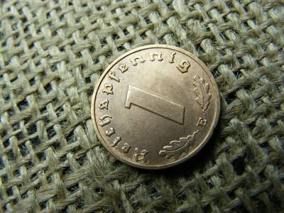 Birodalmi 1 pfennig érme, 1938, E jelű