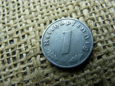 Birodalmi 1 pfennig, 1943, F jel