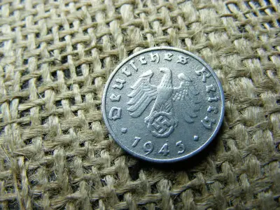 Birodalmi 1 pfennig, 1943 B