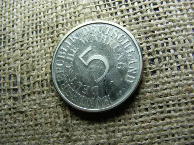 5 márka emlékérem, 1975, Németország