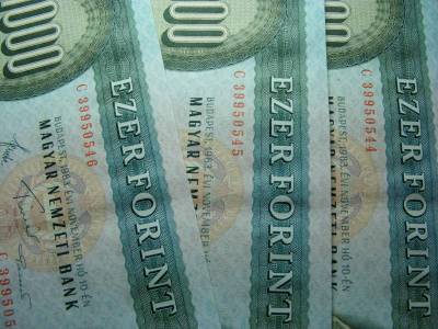 1000 forintos bankjegy, 1983, 3 db sorszámkövető