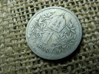 Ezüst 1 korona, 1898, Corona