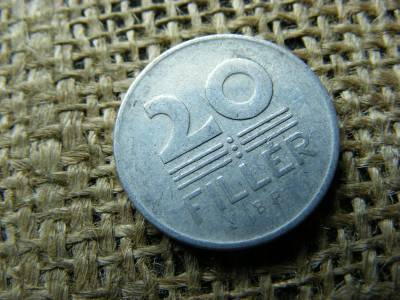 20 fillér, 1957, magyar érme