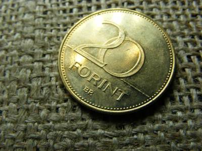 20 forintos érme, 1994, verdefényes